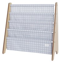 Little Pea - 3Sprouts_Book_Rack_Gingham_Blue_1